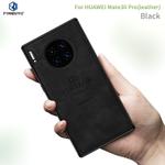 For Huawei Mate 30 Pro 5G (Leather) PINWUYO Zun Series PC + TPU + Skin Waterproof Anti-fall All-inclusive Protective Case(Black)