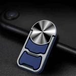 Car Desktop Stand Magnetic Rotating Metal Holder with Beer Opener(Blue)