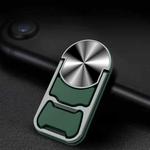 Car Desktop Stand Magnetic Rotating Metal Holder with Beer Opener(Green)