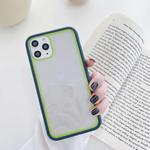 For iPhone 11 Rainbow Skin Feeling TPU + PC Protective Case(Deep Blue+Green)