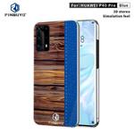 For Huawei P40 Pro PINWUYO Pindun Series Slim 3D Flashing All-inclusive PC Case(Blue)