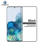 For Galaxy S20 Plus PINWUYO 9H 3D Hot Bending Tempered Glass Film(Black)