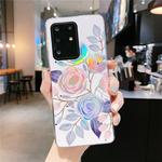 For Galaxy S20 Colorful Laser Flower Series IMD TPU Mobile Phone Case(Begonia Flowers KL2)