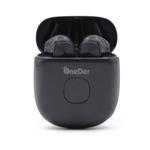 Oneder W16 TWS Bluetooth 5.0 Wireless Bluetooth Earphone with Charging Box, Support HD Call & LED Display Battery(Black)