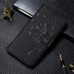 For Huawei P40 Pro Litchi Texture Feather Embossing Horizontal Flip Leather Case with Holder & Card Slots & Wallet & Photo Frame & Lanyard(Black)