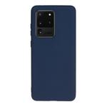 For Galaxy S20 Ultra Frosted Candy-Colored Ultra-thin TPU Phone Case(Blue)