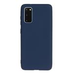 For Galaxy S20 Frosted Candy-Colored Ultra-thin TPU Phone Case(Blue)