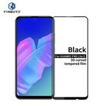 For Huawei P40 Lite E PINWUYO 9H 3D Curved Full Screen Explosion-proof Tempered Glass Film(Black)