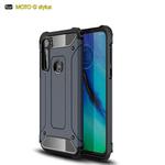 For Moto G Stylus Magic Armor TPU + PC Combination Case(Navy Blue)