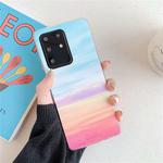 For Galaxy A51 TPU Smooth Marbled IMD Mobile Phone Case(Rainbow F16)