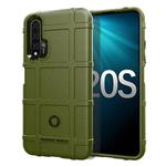 For Huawei Honor 20S Full Coverage Shockproof TPU Case(Army Green)