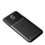 For Nokia C1 Carbon Fiber Texture Shockproof TPU Case(Black)