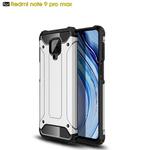 For Xiaomi Redmi Note 9 Pro Max Magic Armor TPU + PC Combination Case(Silver)