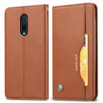 For Xiaomi Redmi K30 Knead Skin Texture Horizontal Flip Leather Case with Photo Frame & Holder & Card Slots & Wallet(Brown)