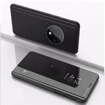 For Xiaomi Redmi K30 Pro Plated Mirror Horizontal Flip Leather Case with Holder(Black)