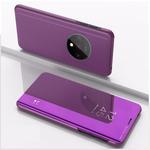 For Xiaomi Redmi K30 Pro Plated Mirror Horizontal Flip Leather Case with Holder(Purple)