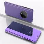 For Xiaomi Redmi K30 Pro Plated Mirror Horizontal Flip Leather Case with Holder(Purple Blue)
