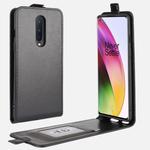 For OnePlus 8 R64 Texture Single Vertical Flip Leather Protective Case with Card Slots & Photo Frame(Black)