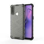 For OPPO A8/A31 Shockproof Honeycomb PC + TPU Case(Grey)