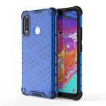 For Galaxy A70E Shockproof Honeycomb PC + TPU Case(Blue)