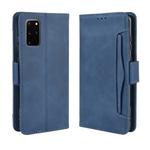 For Galaxy S20+/S20+5G Wallet Style Skin Feel Calf Pattern Leather Case with Separate Card Slot(Blue)
