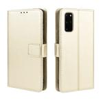 For Galaxy S20+/S20+5G Retro Crazy Horse Texture Horizontal Flip Leather Case with Holder & Card Slots & Photo Frame(Gold)