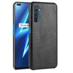 For Oppo Realme X50 Pro/Realme X50 Pro 5G Shockproof Crocodile Texture PC + PU Case(Black)