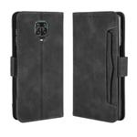 For Xiaomi Redmi Note 9 Pro / Note 9s / Note 9 Pro Max  Wallet Style Skin Feel Calf Pattern Leather Case with Separate Card Slot(Black)