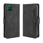 For  Huawei nova 7i/P40 lite/Nova 6SE Wallet Style Skin Feel Calf Pattern Leather Case ，with Separate Card Slot(Black)