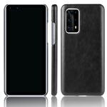 For Huawei P40 Pro+/P40 Pro Plus Shockproof Litchi Texture PC + PU Case(Black)