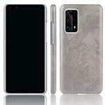 For Huawei P40 Pro+/P40 Pro Plus Shockproof Litchi Texture PC + PU Case(Gray)