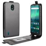 For Nokia 1.3 R64 Texture Single Vertical Flip Leather Protective Case with Card Slots & Photo Frame(Black)