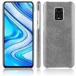 For Xiaomi Redmi Note 9 Pro/Note 9s/Note 9 Pro max Shockproof Litchi Texture PC + PU Case(Gray)