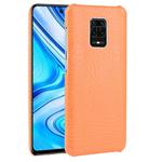 For Xiaomi Redmi Note 9 Pro/Note 9s/Note 9 Pro max Shockproof Crocodile Texture PC + PU Case(Orange)