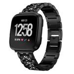 For Huami 1 / Huami 2 / Ticwatch1 / Ticwatch Pro / Samsung Galaxy Watch 46mm / Samsung S3 / Huawei Watch 2 Pro / Huawei GT / Honor Magic Full Diamond Metal 22mm Watch Band(Black)