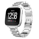 For Huami 1 / Huami 2 / Ticwatch1 / Ticwatch Pro / Samsung Galaxy Watch 46mm / Samsung S3 / Huawei Watch 2 Pro / Huawei GT / Honor Magic Full Diamond Metal 22mm Watch Band(Silver)