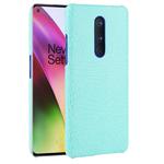 For OnePlus 8 Shockproof Crocodile Texture PC + PU Case(Light green)