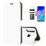 For Huawei P40 lite E R64 Texture Single Horizontal Flip Protective Case with Holder & Card Slots & Wallet& Photo Frame(White)