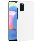 For Galaxy A41 Global Official Version Shockproof Crocodile Texture PC + PU Case(White)