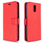 For Nokia 2.3 Crazy Horse Texture Horizontal Flip Leather Case with Holder & Card Slots & Wallet & Photo Frame(Red)