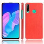 For Huawei P40 lite E/Y7p Shockproof Litchi Texture PC + PU Case(Red)