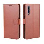 For ZTE Axon 10 Pro/Axon 10 Pro 5G/A2020 Pro Retro Crazy Horse Texture Horizontal Flip Leather Case , with Holder & Card Slots & Photo Frame(Brown)