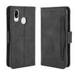 For  ZTE Libero S10 Wallet Style Skin Feel Calf Pattern Leather Case ，with Separate Card Slot(Black)