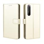For Sony Xperia 1 II Retro Crazy Horse Texture Horizontal Flip Leather Case , with Holder & Card Slots & Photo Frame(Gold)
