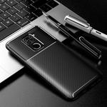 For Xiaomi Redmi Note9  Carbon Fiber Texture Shockproof TPU Case(Black)