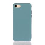 For iPhone SE 2022 / SE 2020 Solid Color Frosted TPU Phone Case(Light Blue)
