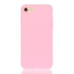 For iPhone SE 2022 / SE 2020 Solid Color Frosted TPU Phone Case(Magenta)
