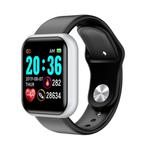 D20 1.3inch IPS Color Screen Smart Watch IP67 Waterproof,Support Call Reminder /Heart Rate Monitoring/Blood Pressure Monitoring/Sedentary Reminder(Silver)