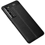 For Huawei Nova 7 Pro Litchi Texture TPU Shockproof Case(Black)