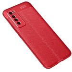 For Huawei Nova 7 Litchi Texture TPU Shockproof Case(Red)